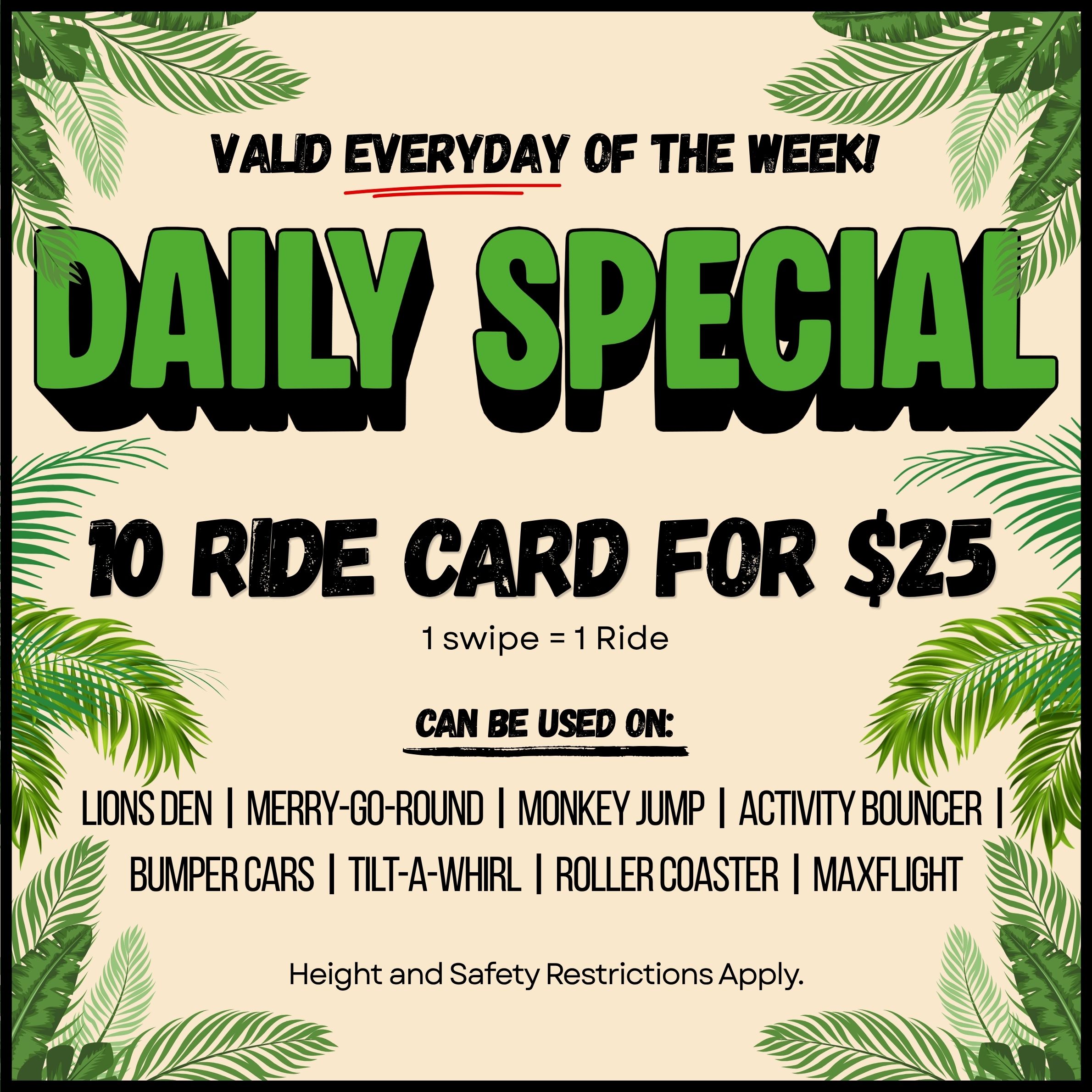 DAILY SPECIAL