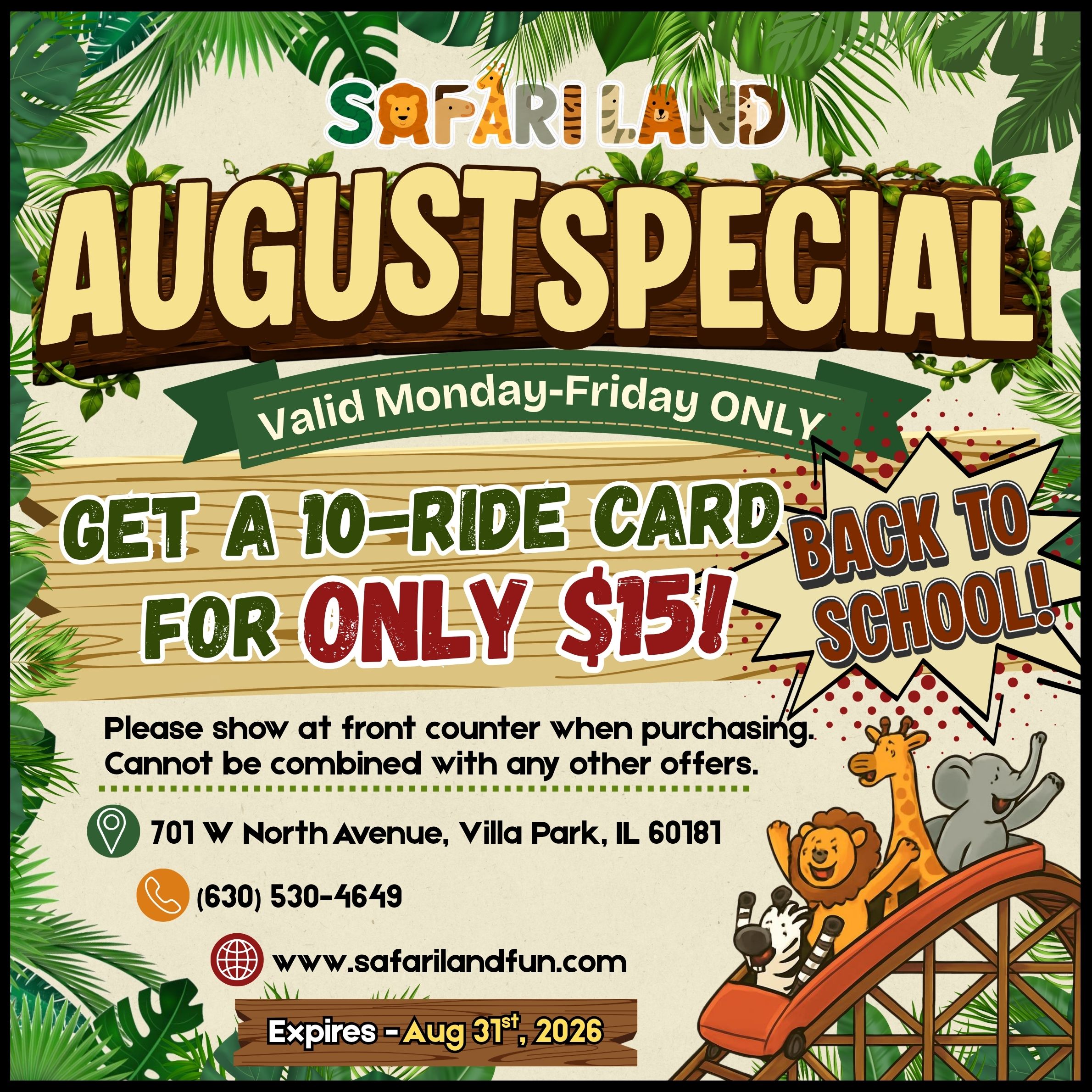 MONTHLY SPECIAL