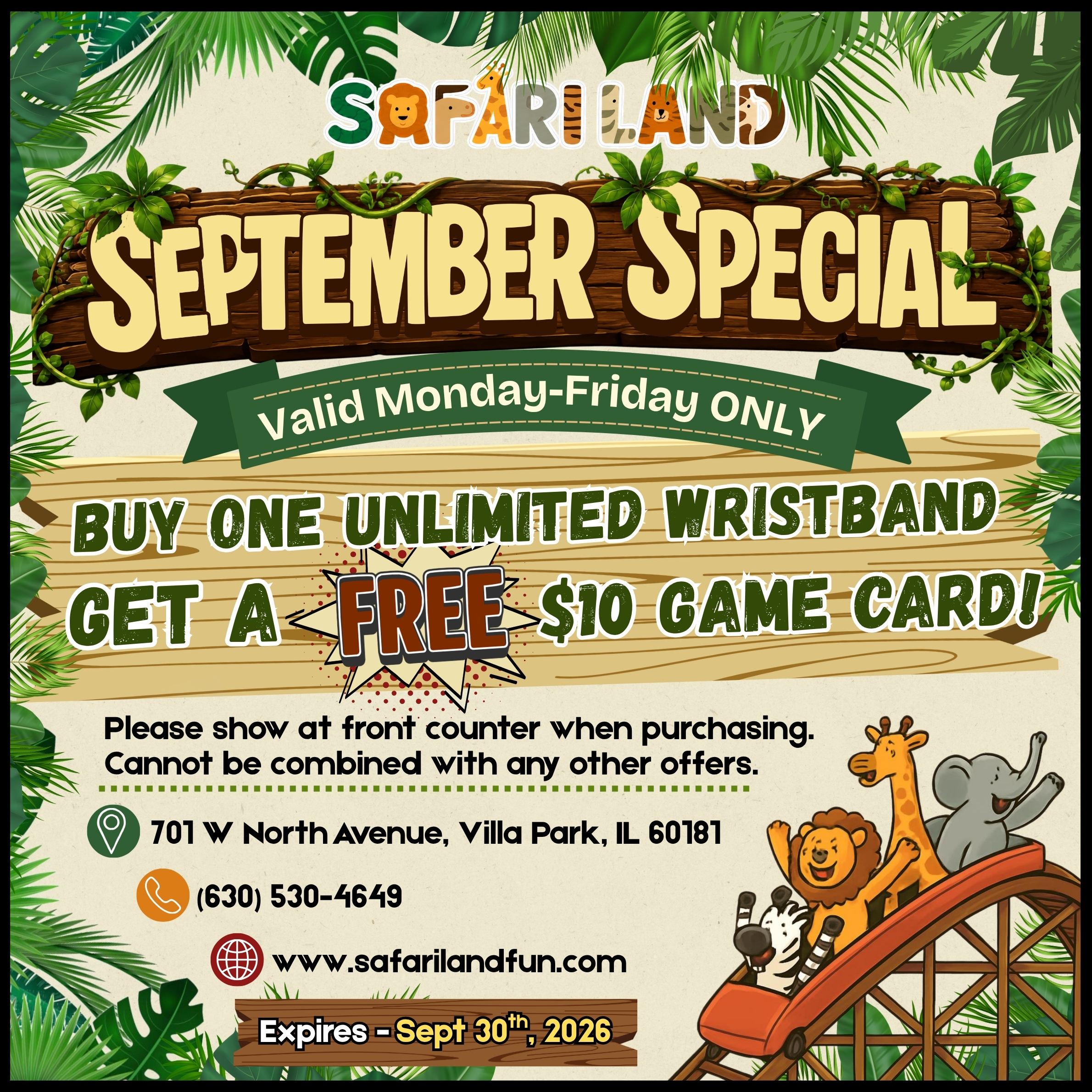 MONTHLY SPECIAL